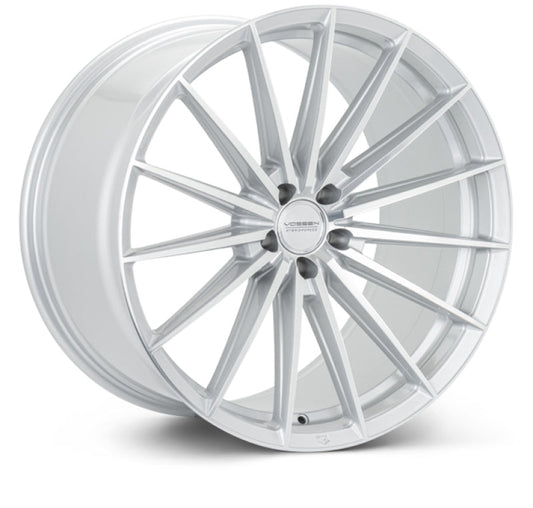 Vossen HFX-4 21x10.5 - 5x112 - ET35 - Deep - 66.5 - Silver Polished Wheel