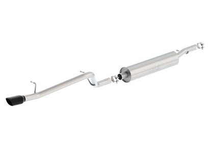 Borla 12-16 Jeep Wrangler V6 4WD Dirt Sport Cat-Back 2.5in Single Square Rolled Angle Cut Rear