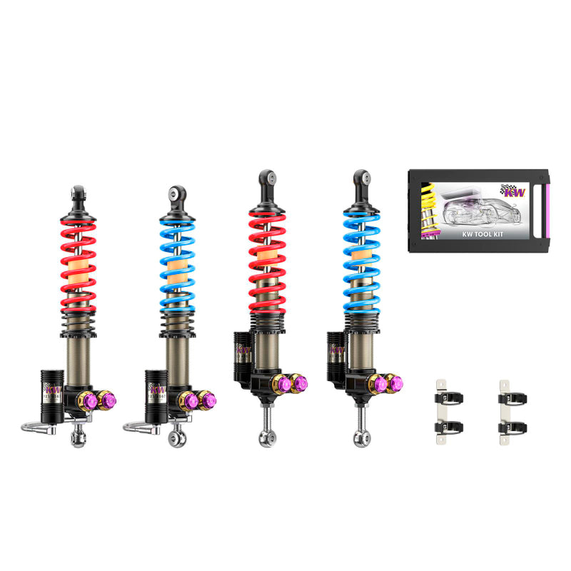 KW V5 Coilover Kit W/ Red & Blue Springs | 3097100A