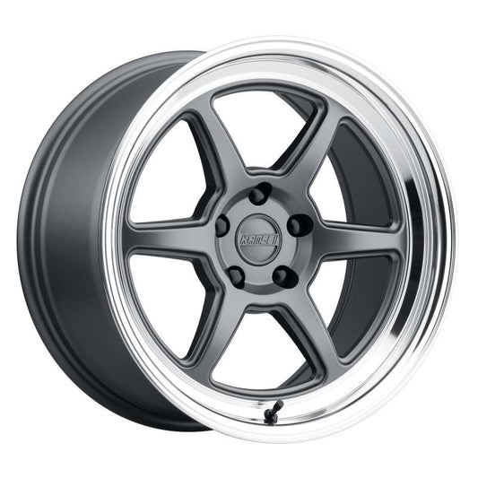 Kansei Roku 18x9 5x114.3 ET12 Grey & Mached Lip