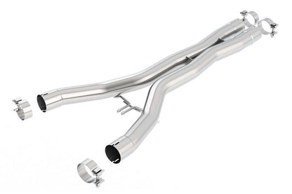 Borla 2014 Chevy Corvette Stingray X-Pipes (Smog Legal Cut and Clamp)