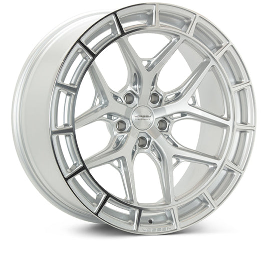 Vossen HFX-1 20x12 - 5x120.65 - ET48 - Super Deep - 70.3 - Silver Polished Wheel