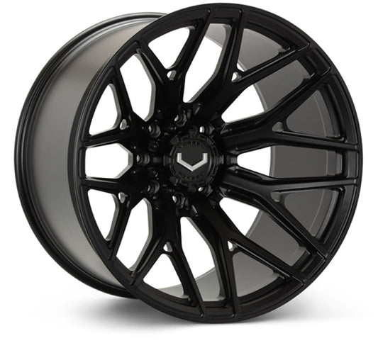 Vossen VFX-03 24x12 - 8x165.1 - ET44 - Ultra Deep - 125.1 - Satin Black Wheel