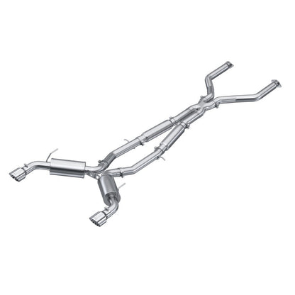 MBRP T304 Street Catback Exhaust - Polished Tips | S4405304