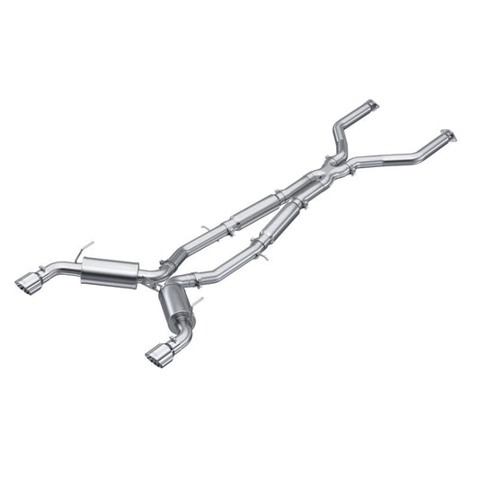 MBRP T304 Street Catback Exhaust - Polished Tips | S4405304