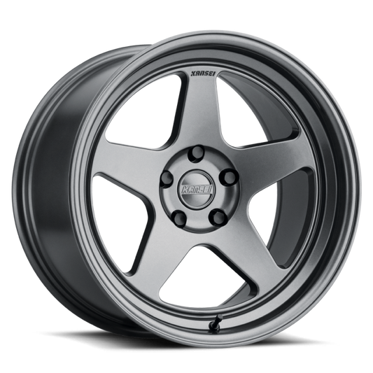 Kansei K12G Knp 17x9.5in / 5x114.3 BP / 12mm Offset / 73.1mm Bore - Gunmetal Wheel
