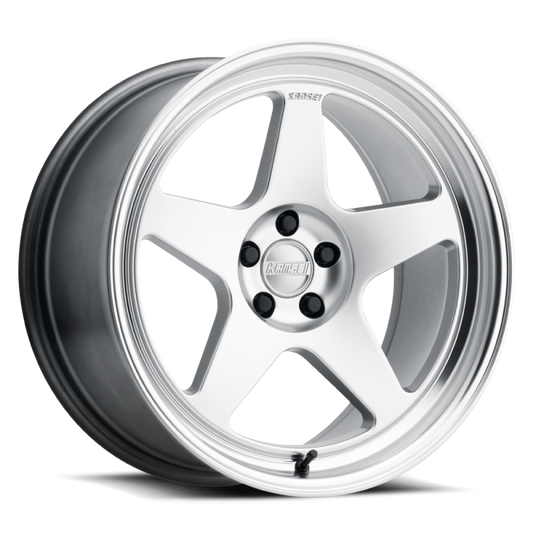 Kansei K12H Knp 17x9in / 5x114.3 BP / 22mm Offset / 73.1mm Bore - Hyper Silver Wheel