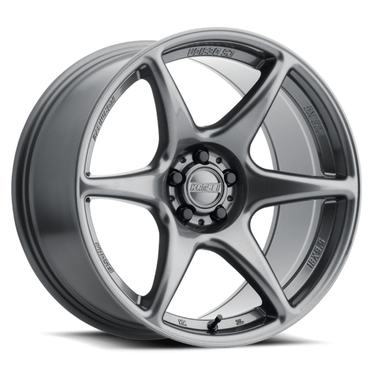 Kansei K11G Tandem 18x9in / 5x100 BP / 35mm Offset / 73.1mm Bore - Gloss Gunmetal Wheel