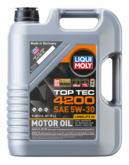 LIQUI MOLY 5L Top Tec 4200 Motor Oil 5W30