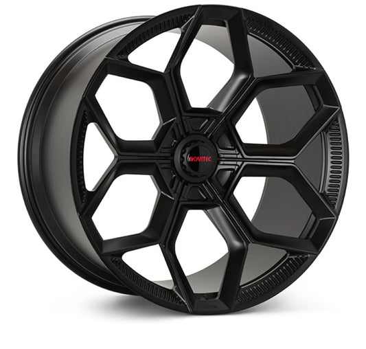 Vossen x Novitec NL5-Cl 20x9in - 5x112 BP - ET36 - Satin Black Lamborghini Huracan Front Wheel