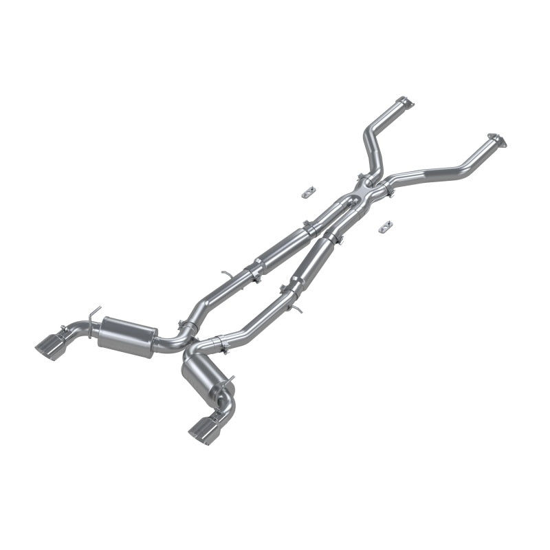 MBRP T304 Street Catback Exhaust - Polished Tips | S4406304