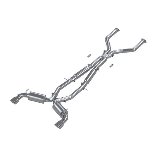 MBRP T304 Street Catback Exhaust - Polished Tips | S4406304