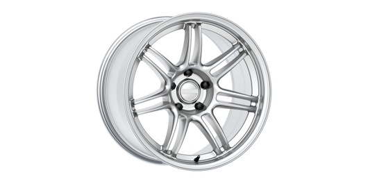 Kansei K17H Seven 18x9.5in / 5x100 BP / 35mm Offset / 73.1mm  Bore - Hyper Silver
