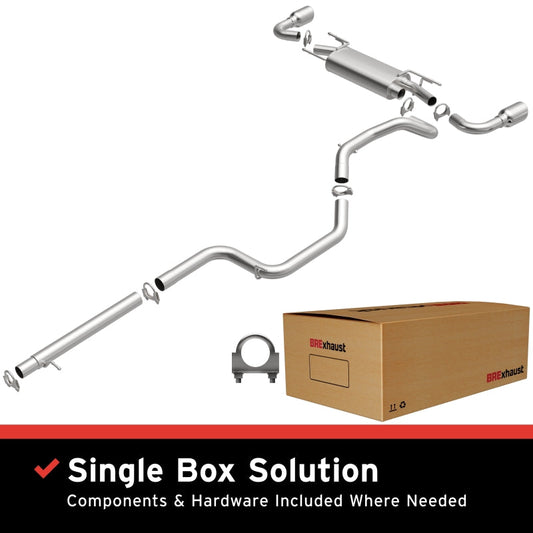 BRExhaust 10-13 Mazda 3 2.5L Exhaust Kit