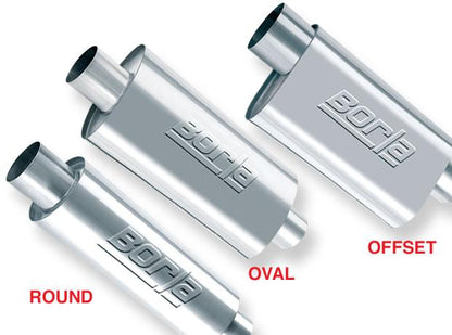 Borla XR-1 Racing Sportsman 3.5 inch Center-Center 15in x 5in Round Muffler